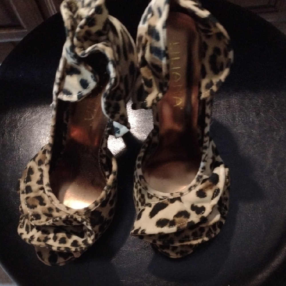 Leopard Print Heels